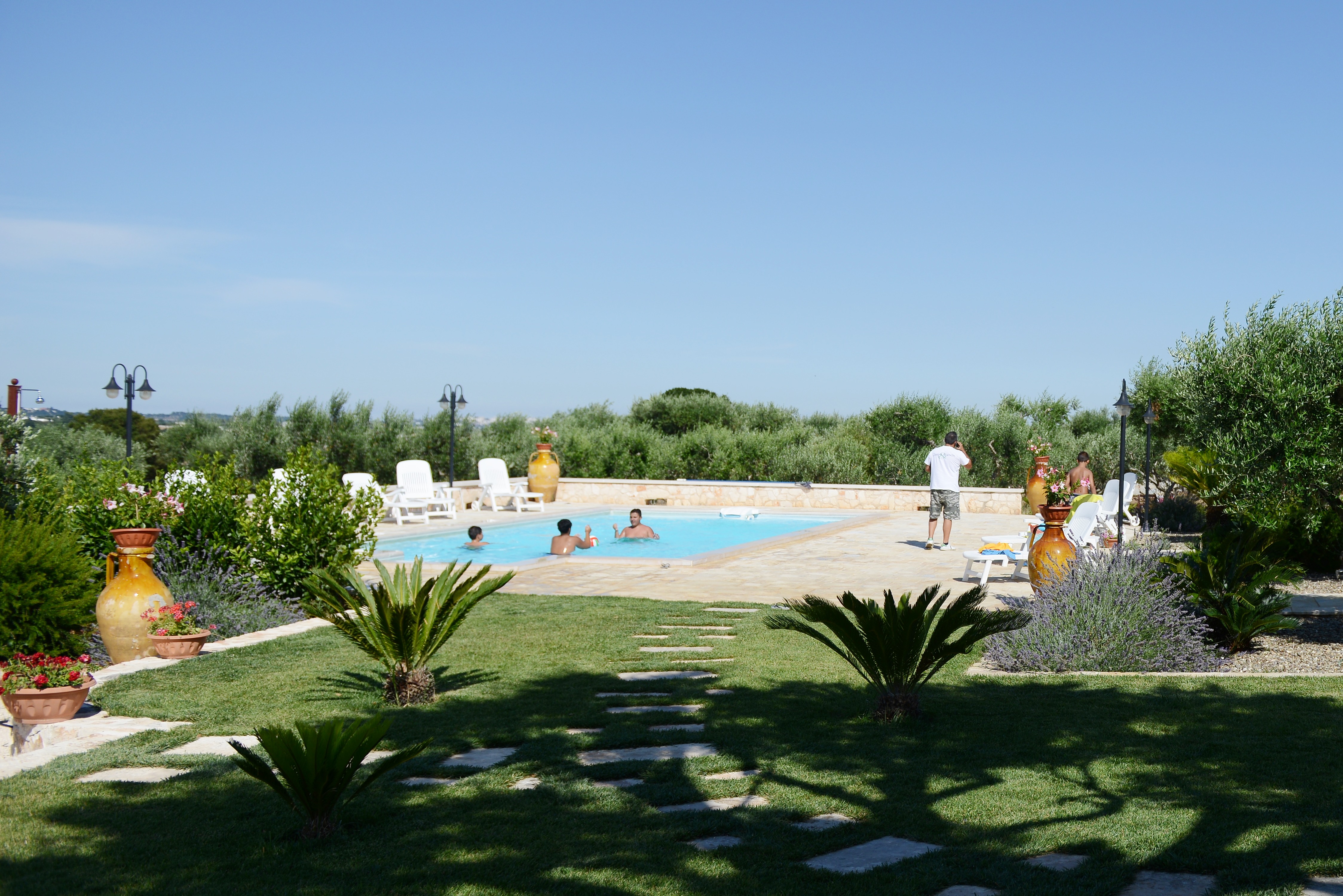 Trulli dal Conte, piscina