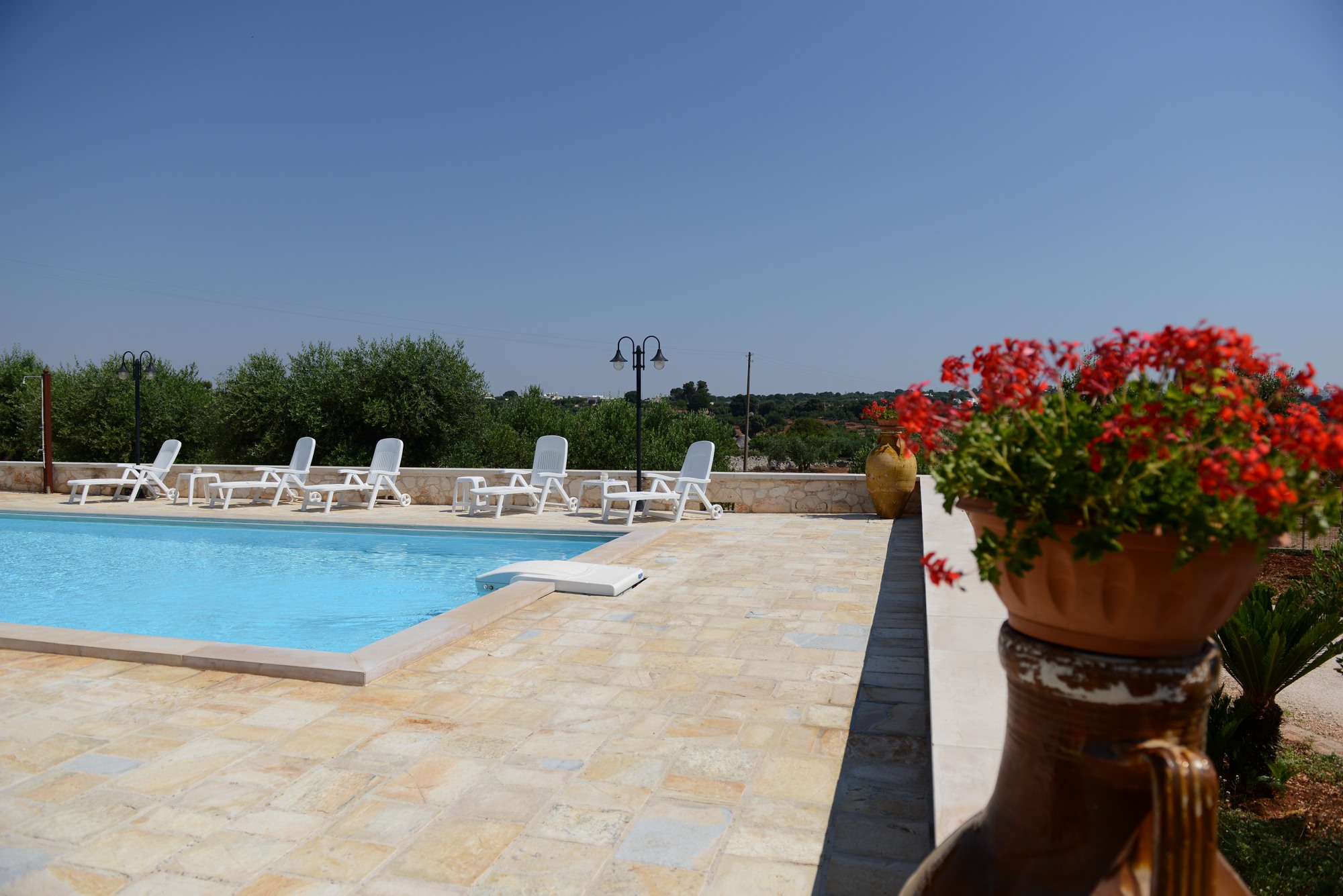Trulli dal Conte, Piscina